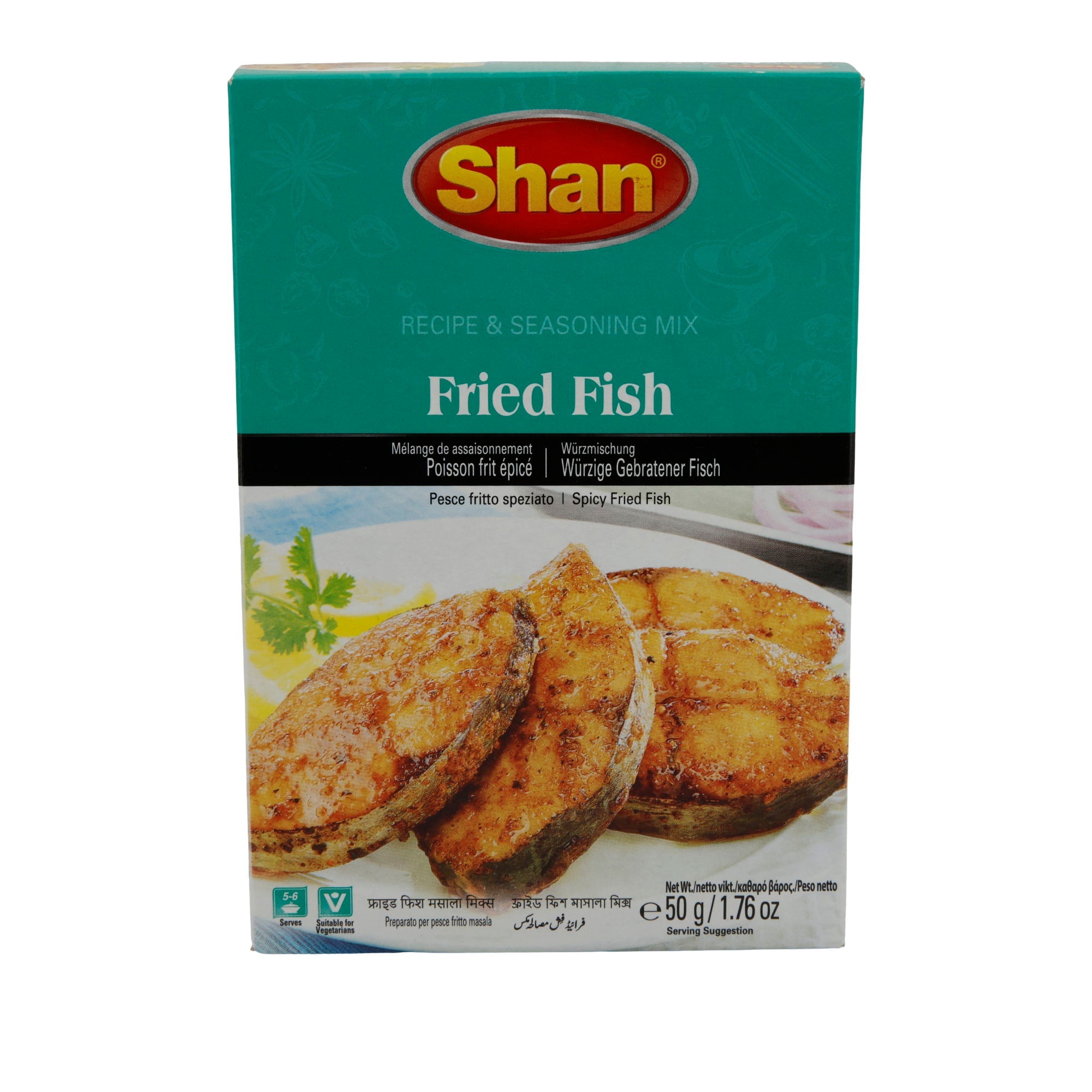 Gewürzmischung Shan | Fried Fish Gewürzmischung | Würzige Mischung für gebratenen Fisch | 50 g SHAN